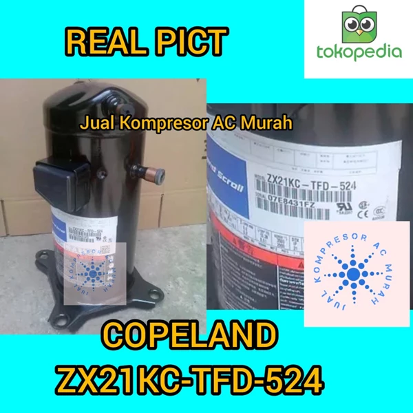 Kompresor AC Copeland ZX21KC-TFD-524 / Compressor Copeland ZX21KC