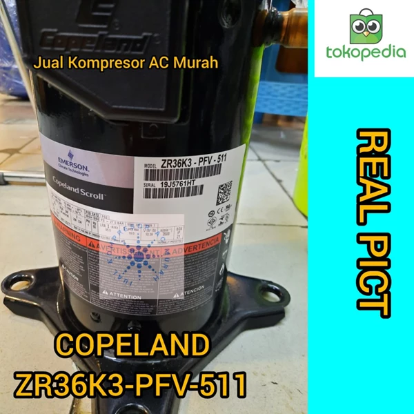 Compressor Copeland ZR36K3-PFV-511 / Kompresor Scroll ZR36