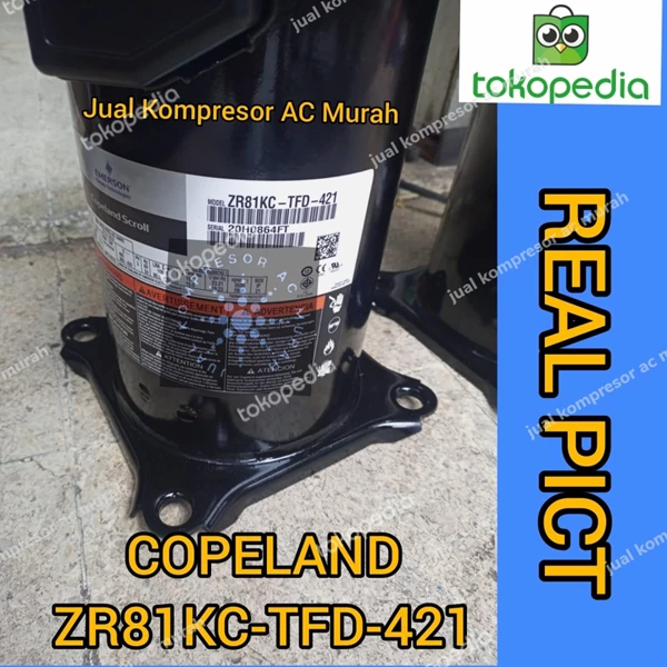 Compressor Copeland ZR81KC-TFD-421 / Kompresor scroll ( ZR81 ) 7PK