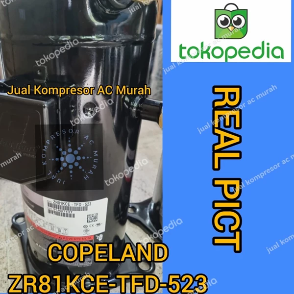 Compressor Copeland ZR81KCE-TFD-523 / Kompresor scroll ( ZR81 ) 7PK
