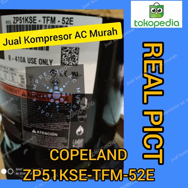 Compressor Copeland ZP51KSE-TFM-52E / Kompresor Scroll ZP51