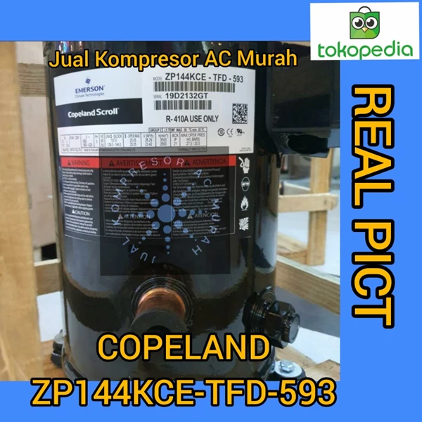 Kompresor AC Copeland ZP144KCE-TFD-593 / Compressor Copeland ZP144KCE