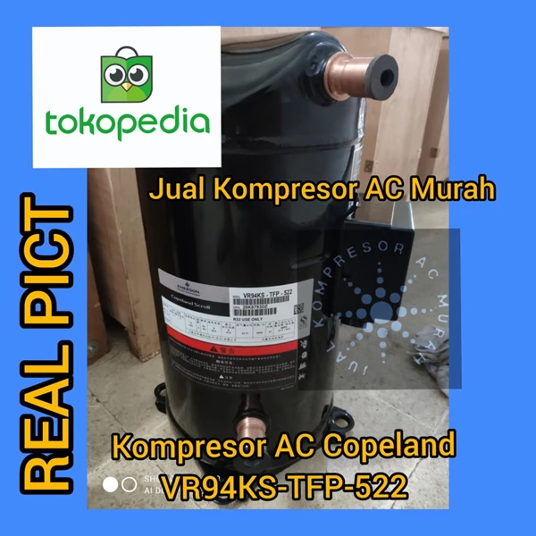 Kompresor AC Copeland VR94KS-TFP-522 / Compressor Copeland VR94KS R22