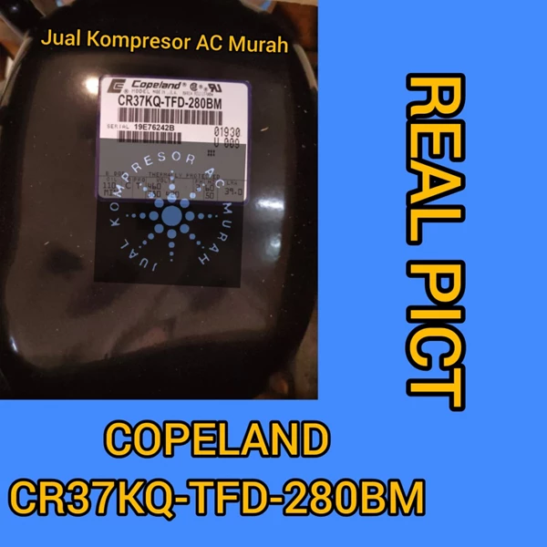 Kompresor AC Copeland Piston CR37KQ-TFD-280BM