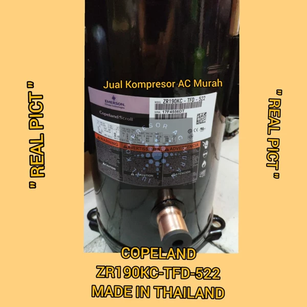 Compressor Copeland ZR190KC-TFD-522 / Kompresor Scroll ( ZR190 )