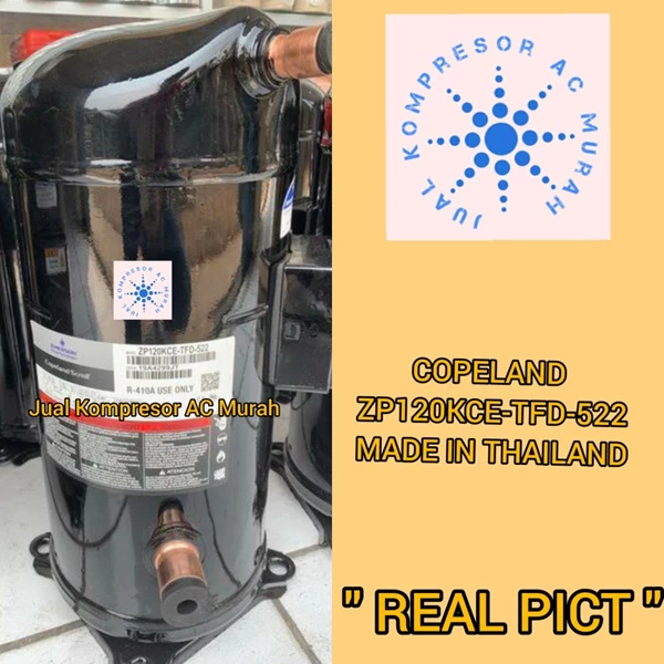 Kompresor AC Copeland Scroll ZP120KCE-TFD-522