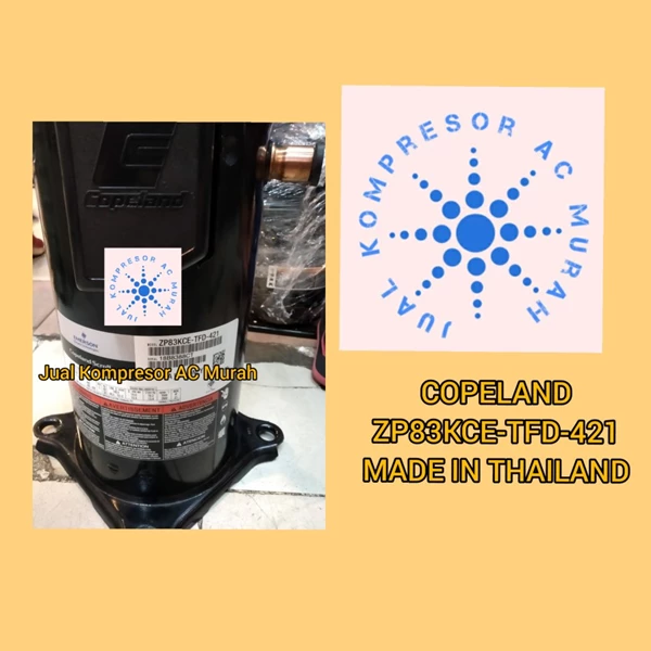 Kompresor AC Copeland Scroll ZP83KCE-TFD-421