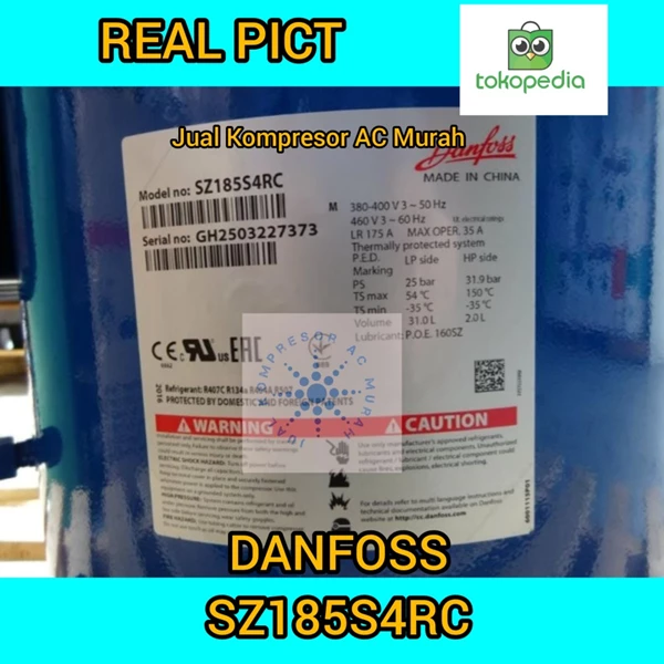 Compressor AC Danfoss SZ185S4RC / Kompresor Danfoss SZ185