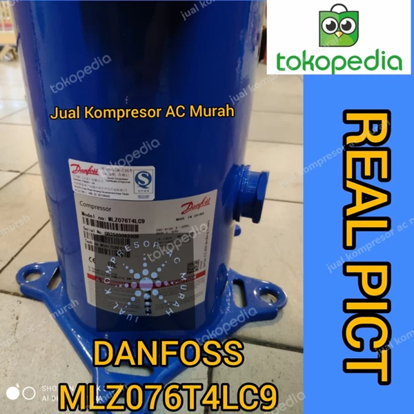 Compressor Danfoss MLZ076T4LC9 / Kompresor Danfoss MLZ076