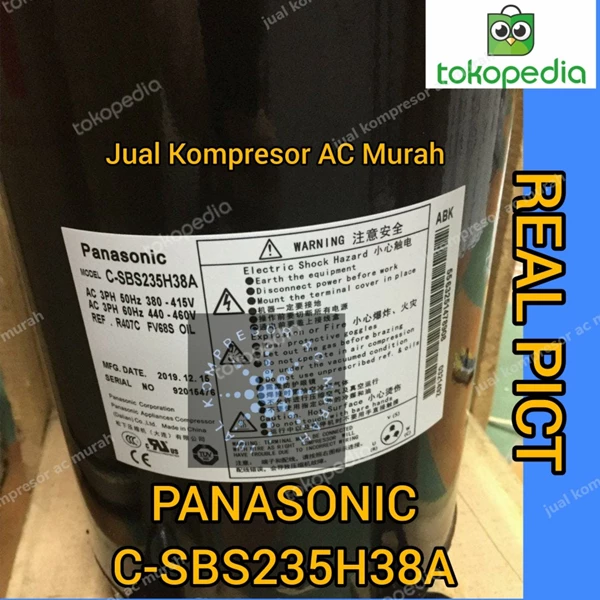 Compressor PANASONIC C-SBS235H38A / Kompresor PANASONIC C-SBS235H38A