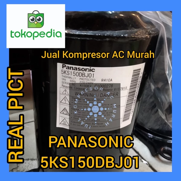Kompresor AC Panasonic 5KS150DBJ01 / Compressor Panasonic R410 1.5PK