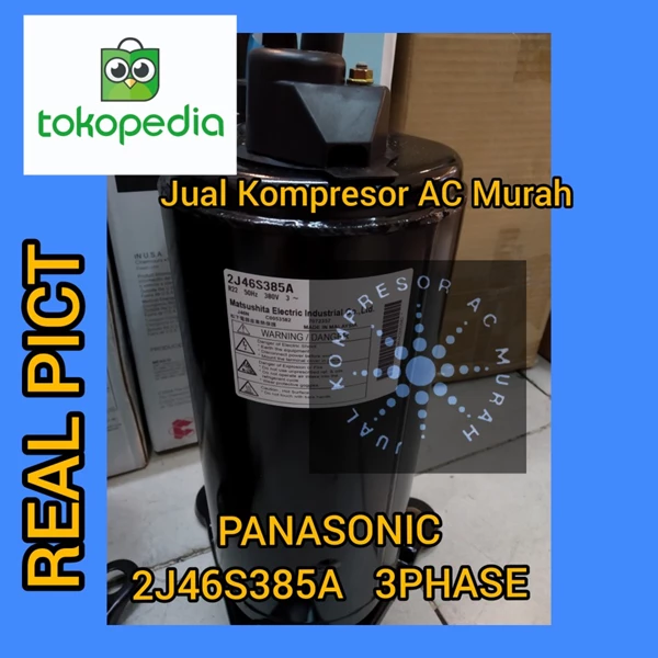 Kompresor AC Panasonic 2J46S385A / Compressor Panasonic 2J46S385A / 3P