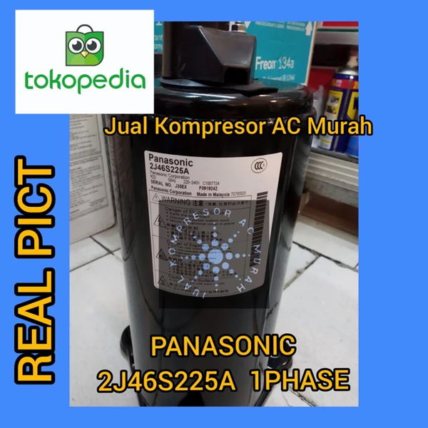 Kompresor AC Panasonic 2J46S225A / Compressor Panasonic 3PK 1Phase R22