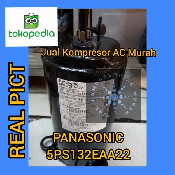 Kompresor AC Panasonic 5PS132EAA22/ Compressor Panasonic 5PS132 / R410