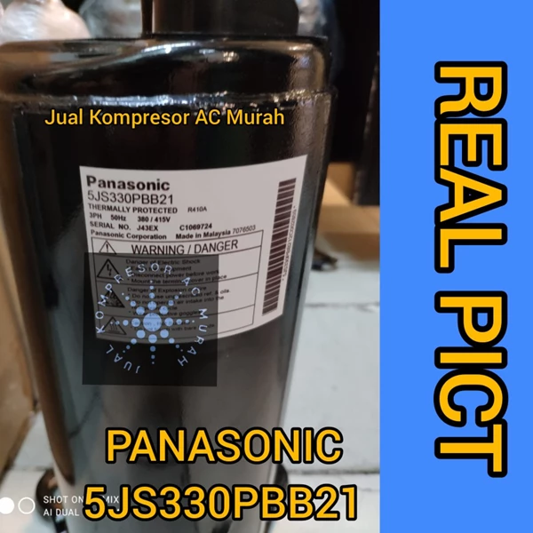 Compressor Panasonic 5JS330PBB21 / Kompresor Panasonic 5JS330 3 PHASE