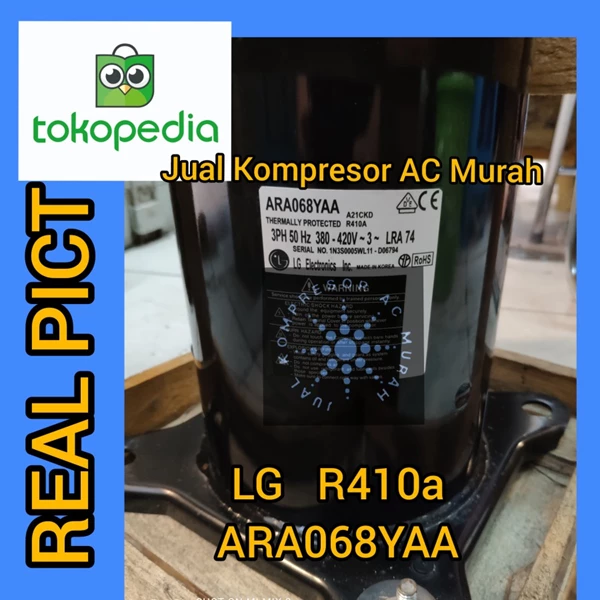 Kompresor LG ARA068YAA R410 / Compressor LG ARA068YAA