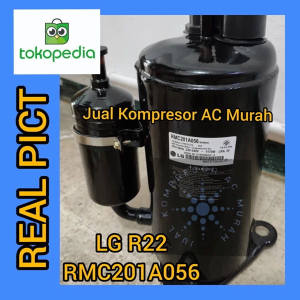Kompresor AC LG RMC201A056 / Compressor AC LG R22 Rotary RMC201A056