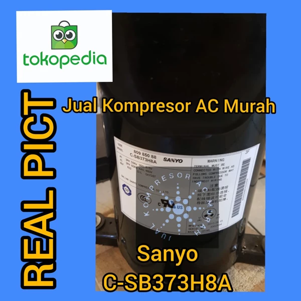 Kompresor AC Sanyo C-SB373H8A / Compressor Sanyo C-SB373H8A / R22