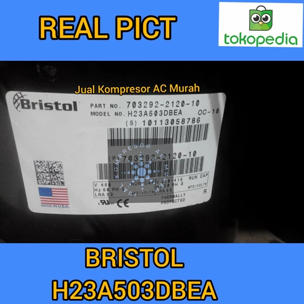 Kompresor AC Bristol H23A503DBEA / Compressor Bristol H23A503DBEA