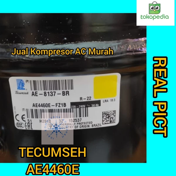 Kompresor AC Tecumseh AE4460E / Compressor Tecumseh AE4460E