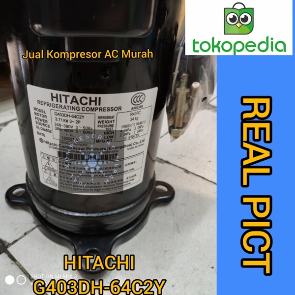 Kompresor AC Hitachi G403DH-64C2Y / Compressor Hitachi G403DH