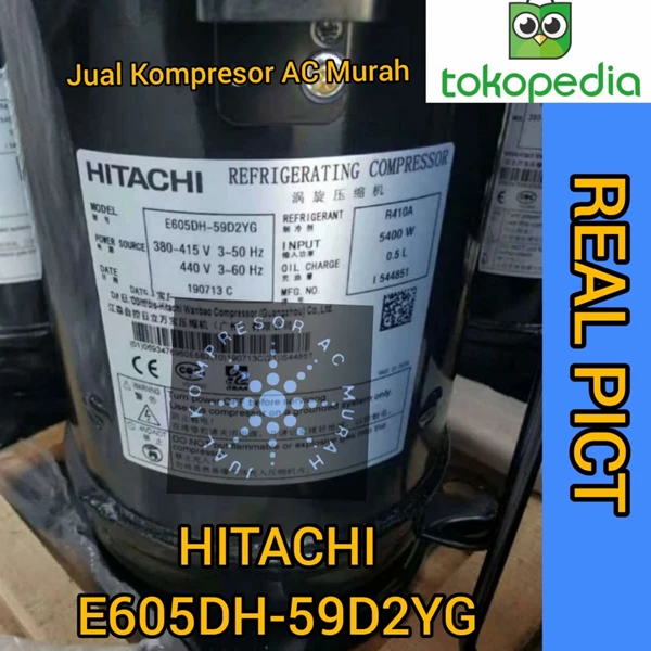 Compressor Hitachi E605DH-59D2YG / Kompresor Hitachi E605DH