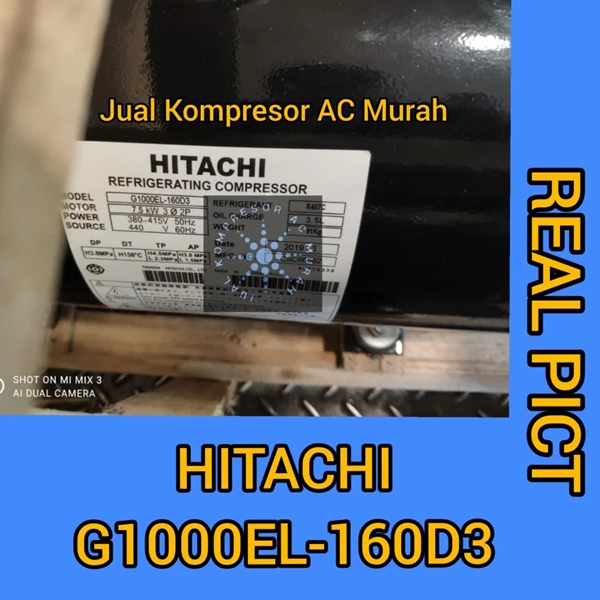 Compressor Hitachi G1000EL-160D3 / Kompresor Hitachi G1000