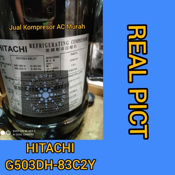 Compressor Hitachi G503DH-83CY / Kompresor Hitachi G503