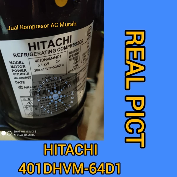Compressor Hitachi 401DHVM-64D1 / Kompresor Hitachi 401DH